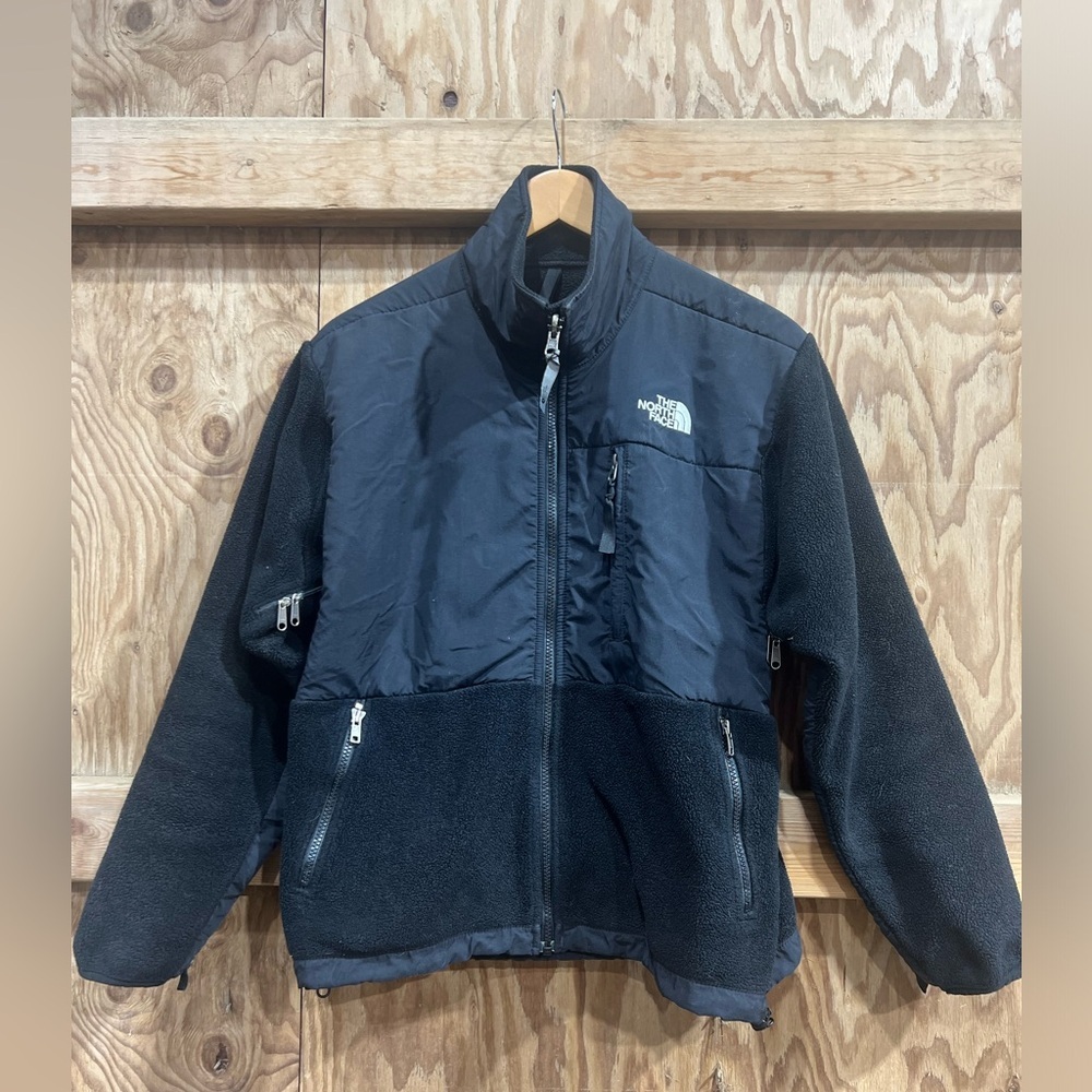 The North Face Denali Polartec Fleece Coat Jacket Black Size Small